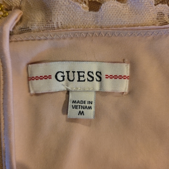 GUESS PINK SLIP DRESS, SIZE M - Picture 11 of 11